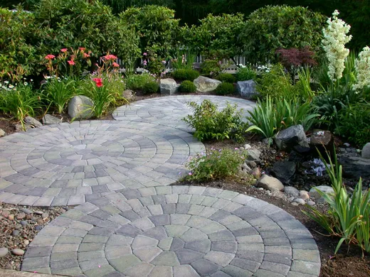 Paver patio, walkway, wall, or outdoor structure by Earthworks Landscape Service