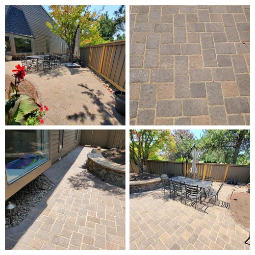 Paver patio or hardscape project by Earthworks Landscape Service