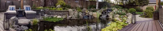 Pond or water feature project by Earthworks Landscape Service